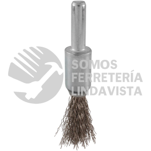 C953 C953 CARDA COPA ONDULADA ALAMBRE FINO DE ACERO INOXIDABLE 1/2" X 0.30 MM CON ZANCO 1/4" URREA