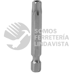 PTS252 PUNTA TORX SEGURIDAD DE PODER PARA DESTORNILLADOR HEXÁGONO DE 1/4", T25 X 2" 5 PIEZAS SURTEK