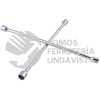 7652C LLAVE DE CRUZ CROMADA PARA AUTOMOVIL Y CAMIONETAS PICK-UP 20" SURTEK