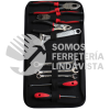 7B JUEGO COMBINADO DE HERRAMIENTA CON PORTAFOLIO, 9 PIEZAS URREA