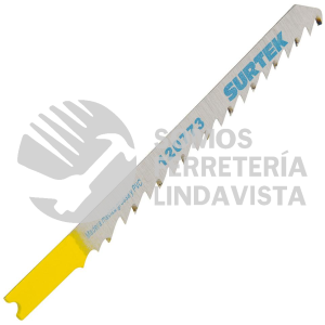 120773 SEGUETA PARA SIERRA CALADORA 6 DPP, ACABADO GRUESO, ZANCO U, 5 PIEZAS SURTEK