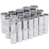 54203 JUEGO DE DADOS LARGOS METRICOS CUADRO DE 1/2", 6 PUNTAS, 18 PIEZAS URREA