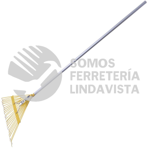 130597 ESCOBA METALICA REFORZADA RECTA DE 24 DIENTES SURTEK