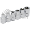 5400TX JUEGO DE DADOS TORX HEMBRA CUADRO DE 1/2", EN RIEL, 6 PIEZAS URREA