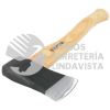 HC 1 1/2 HACHA CAZADORA CON CABEZA FORJADA EN ACERO CON MANGO DE MADERA 14", 1-1/2 LB SURTEK