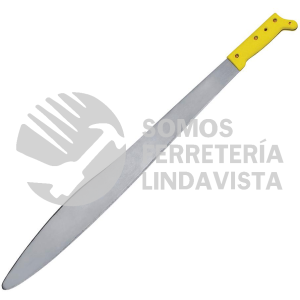 130502 MACHETE LAMINADO CON MANGO AMARILLO ACAPULQUEÑO 27" SURTEK