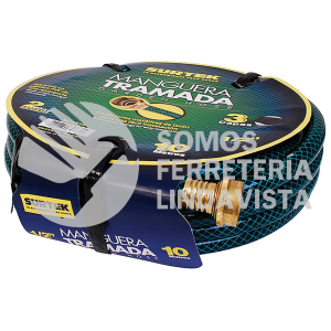 M12T15 MANGUERA PARA JARDIN TRAMADA EN ROLLO VERDE 1/2", 15 M SURTEK