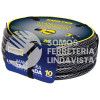 M12T10P MANGUERA PARA JARDIN TRAMADA GRIS CON CONECTORES PLASTICOS 1/2", 10 M SURTEK
