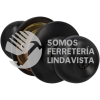 43POP POMO CILÍNDRICO BOLA FUNCIÓN ENTRADA, ACERO NEGRO, LLAVE ESTÁNDAR LOCK