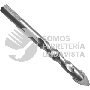 BVU18 BROCA PARA VIDRIOS Y AZULEJOS DE ACERO CON CABEZA DE CARBURO DE TUNGSTENO 1/8" URREA