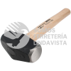 MARN4 MARRO TIPO NEVADA CON MANGO CORTO DE MADERA DE 12", 4 LB FOY