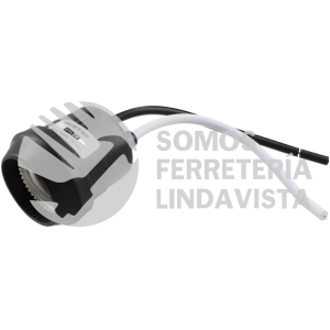 PTL08 PORTALÁMPARA DE HULE PARA INTEMPERIE, COLOR NEGRO SURTEK