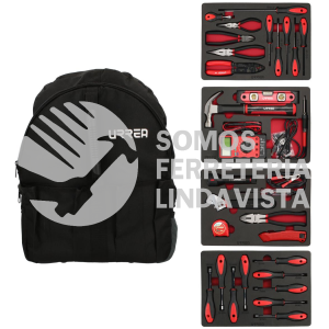 JMH05 JUEGO COMBINADO DE HERRAMIENTAS PARA ELÉCTRICO, 31 PIEZAS CON MOCHILA URREA