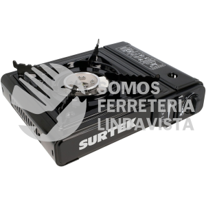 ESPO1 ESTUFA PORTÁTIL DE GAS, CON ENCENDIDO ELECTRÓNICO PARA LATA VÁLVULA 1/4 DE VUELTA SURTEK