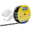 143427 CADENA PLASTICA CALIBRE 8 MM DE 25 M, COLOR NEGRO FOY